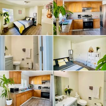 Clean and comfortable master bedroom 1