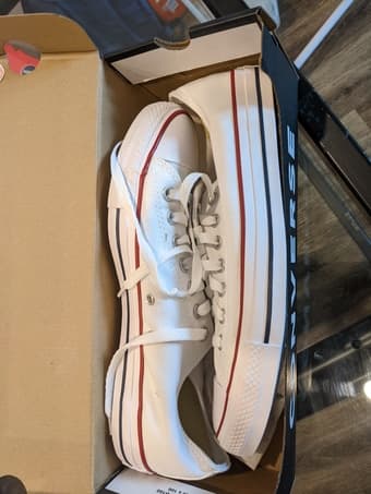 New white converse - men's 9.5 1