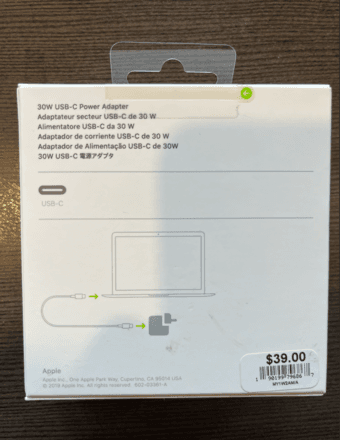 Macbook Pro 13" (No USB-C to USB-C cable) 4