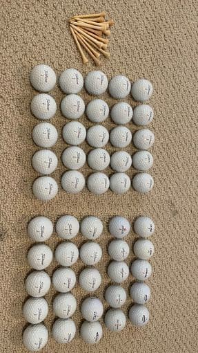 Refinished Titleist ProV1 Ball + golf pull cart 2