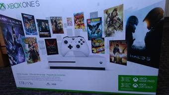 Brand new Xbox One S 1TB + Controller+3-month Game Pass and Live Gold 3