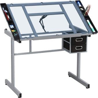 Glass Drafting Table - FREE 3