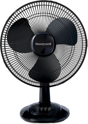 Honeywell oscillating table fan, almost new 1