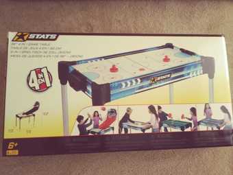 4 GameTable: Hockey, Basketball, TableTennis, BumperShotShuffleBoard 1