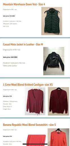 Last batch of clothing sale! women XS-S shoes 5.5 2