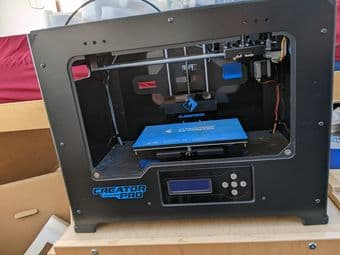 Flashforge 3D printer from 2016, good condition, almost-functional 2