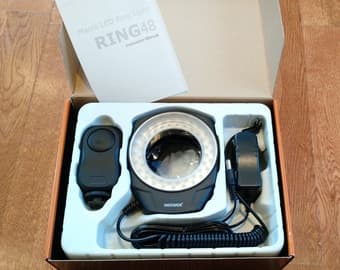 Macro LED Ring Light (fits Canon, Nikon, Sony, Sigma, Tamron) 1