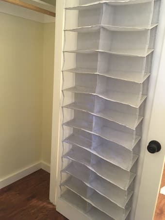 Free Target over door hanging shoe storage, must pick up in Palo Alto 1
