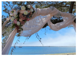 Blush Pink Drape 15 meter/16.4 Yard for Wedding / Party decoration 1