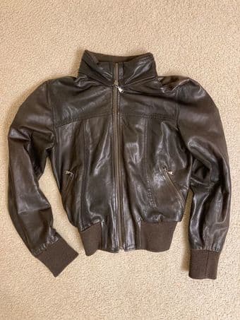 Genuine Italian Leather Women’s Bomber 2