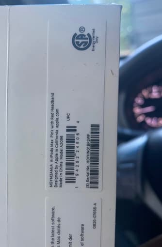 Airpods Max in Pink UNOPENED 3