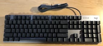Like New Logitech K845ch Cherry MX Blue Mechanical Keyboard 1
