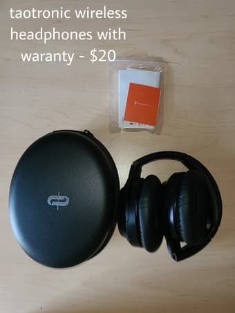 Headphones wireless & wired in great conditions 1