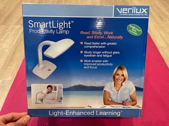 【FOR SALE AT DISCOUNT】 Verilux White Light Modern SmartLight Desk Lamp 4