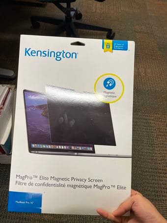 Kensington Magnetic Privacy Screen for 2019 16" MacBook 1