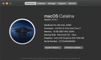 MacBook Pro 16" 2019 - Space Gray (AppleCare+ & 2 free chargers) 3