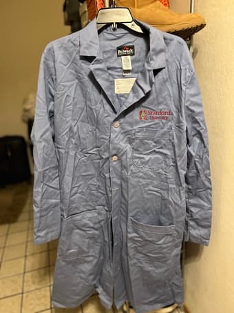 Chem lab coat size medium M 1