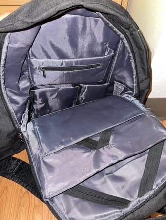 Anti-theft bagpack with many compartments and pockets 4