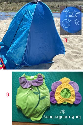 move sale-heater, fan, hair drier, electric iron, new knives, tent... 3