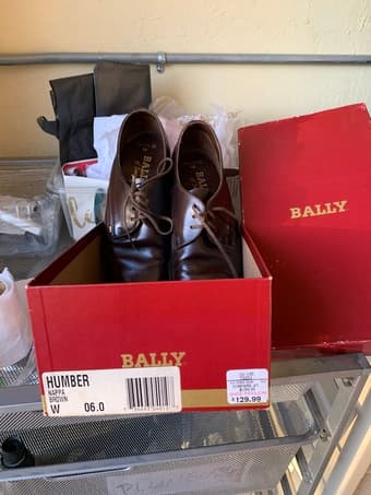 Bally shoes , all leather men s size 6 1