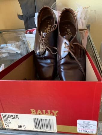 Bally shoes , all leather men s size 6 3