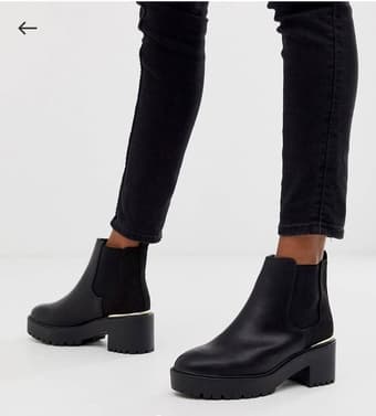 Women's size 38 (US 7) black boots 4