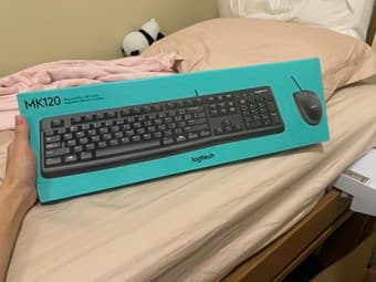 [NEW] Logitech MK120 Corded Keyboard and Mouse Combo 1