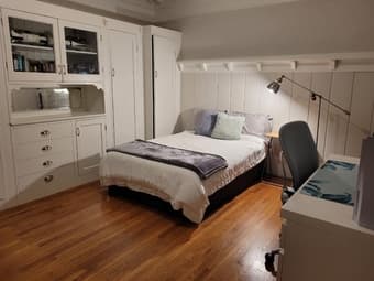 master bed in 2bed1bath - UCSF Parnassus - inner sunset - cat friendly 1