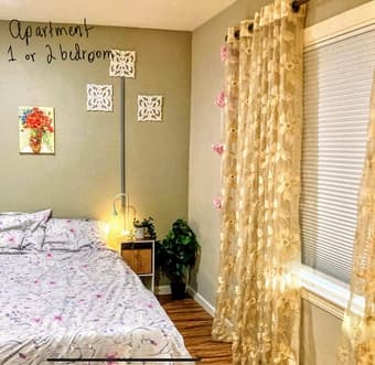 Furnished house 3 miles from campus, free Wi-Fi 4