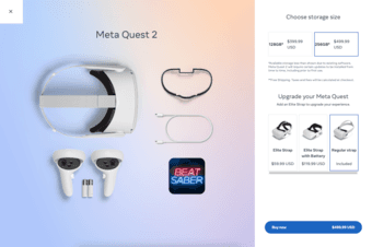 Meta Quest 2 Oculus 256Gb VR 1