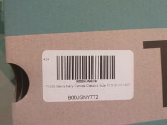 TOMS Men's Espadrilles shoes navy blue 10.5 (new in box) - $35 2