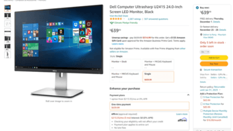 24 inch HP LED Monitor and 50 inch Panasonic TV for sale 1