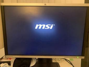 Cyberpower PC and HP monitor 3