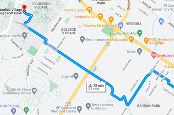 Palo Alto卧室带家具;地理位置好~2.4 miles to Campus Dr; ~3.1 miles to Med School 1