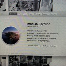 Apple iMac 2013 (inc. keyboard and mouse) - can deliver 3