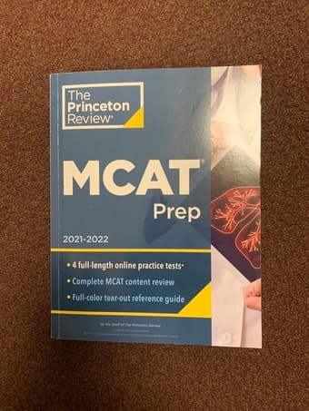 Princeton Review MCAT Prep Book w Practice Tests 1