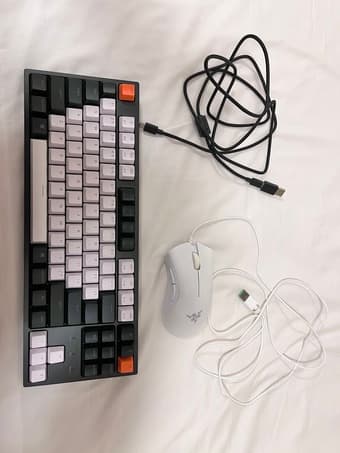 Keychron keyboard and Razer mouse 1