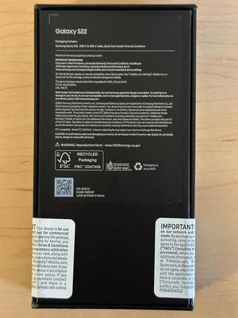 Samsung Galaxy S22 - 128GB - Bora Purple (T-Mobile) 2