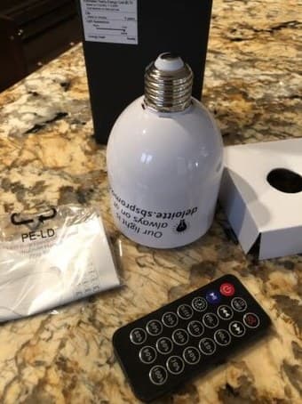 LED bulb bluetooth speaker 1