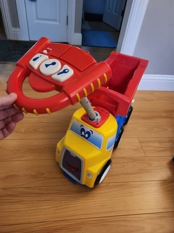 Toddler Little Tikes brand push-and-ride convertible dump truck 1