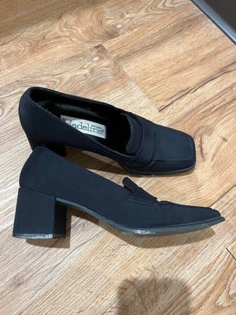 Black dress shoes women's 5.5 2
