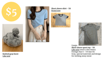 clothing and accessories - all $5 (bundle to save) 1