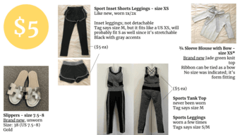 clothing and accessories - all $5 (bundle to save) 2