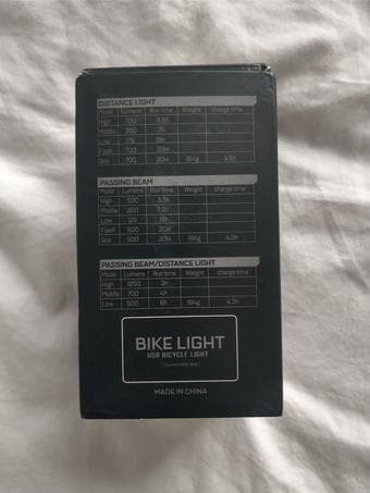 Bike light - usb-c charge - 1200 lumen yq100 2
