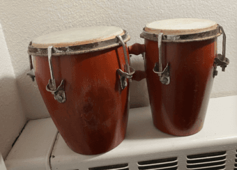 Concert Ukulele (with bag and beginner guide), and Bongo for sale 2