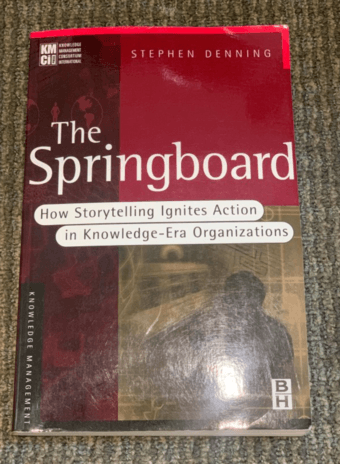 The Springboard: How Storytelling Ignites Action in Knowledge-Era Orga 1