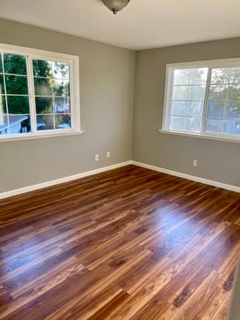 Spacious, Furnished Master Bedroom with an attached private bathroom 1