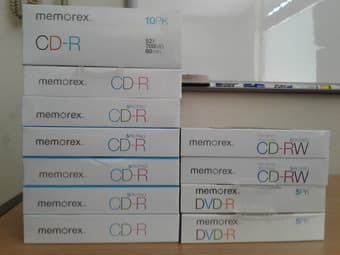 blank CDs/DVDs 1