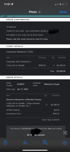 FOR SALE: 4 Coachella Tickets + Shuttle Passes — Weekend 2! 1