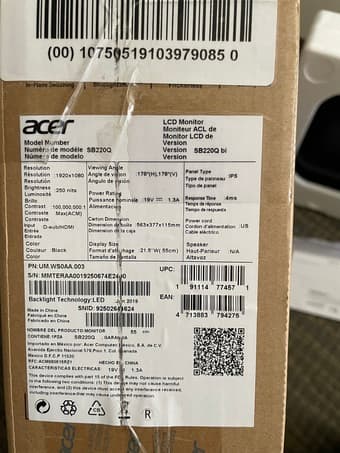 Move out Sale : 21.5Inch Monitor 2